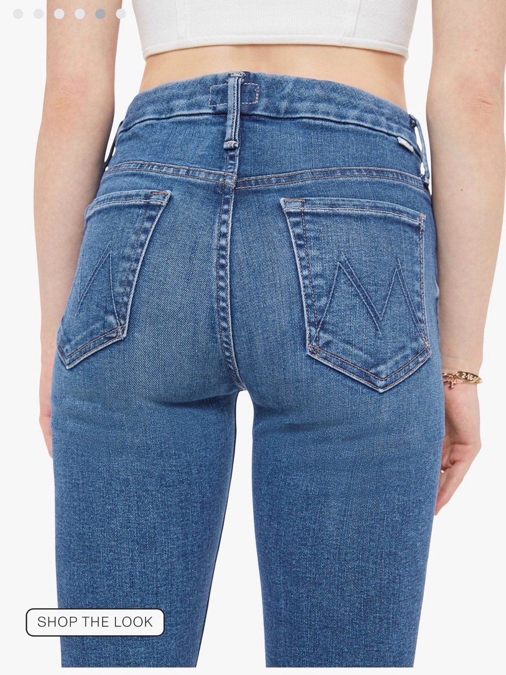 MOTHER Looker Ankle Fray - size 29 - Picture 7 of 8